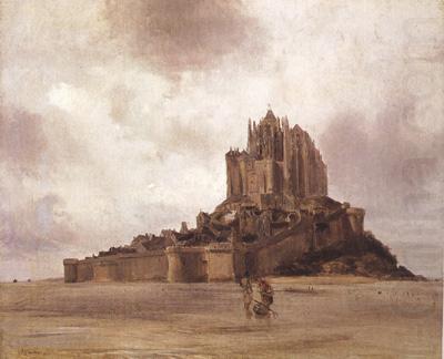 Theodore Gudin Mont-Saint-Michel (mk22) china oil painting image